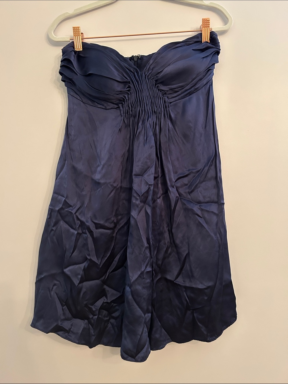 Minuet Petite Navy Strapless Mini Dress